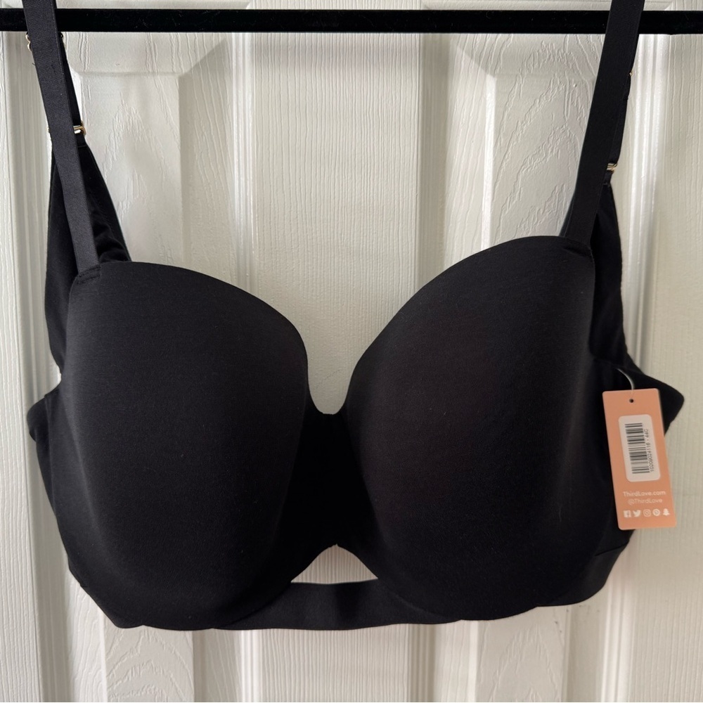 ThirdLove Black Seamless T-Shirt Bra